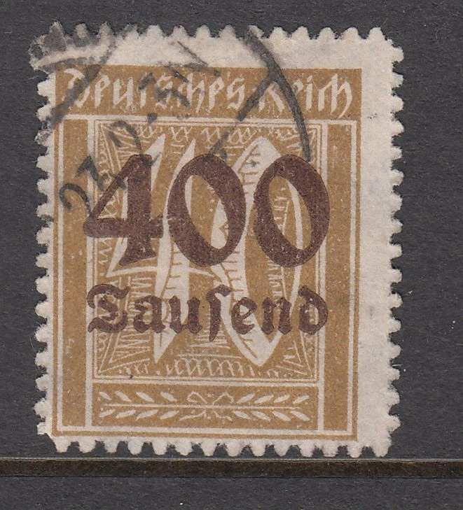 Germany - 400T on 40pf Numerals Issue (Used) 1923 (CV $14) - Image 1 of 1
