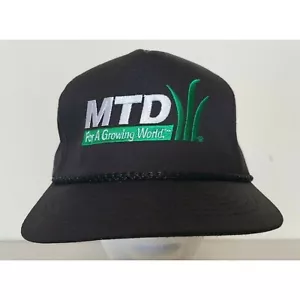 MTD Yard Machine Rasenmäher Snapback Hut Seil Farmer verstellbar schwarz JUNG NEU - Bild 1 von 12