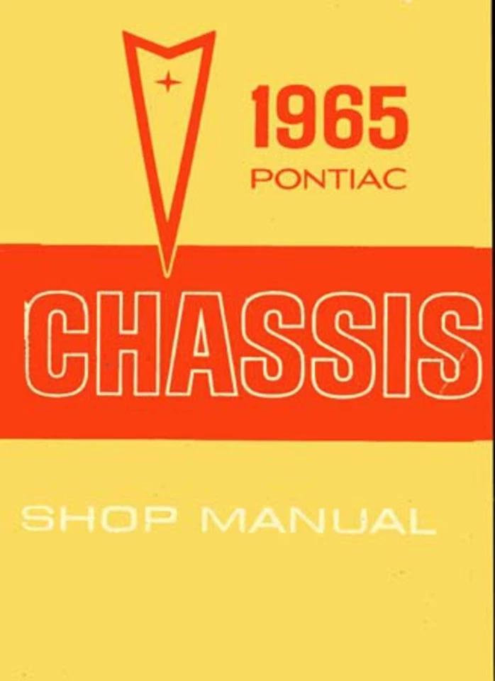 1965 Bonneville Catalina Grand Prix Shop Service Repair Manual - Image 1 of 1
