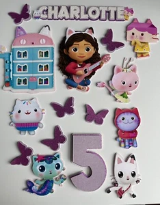 Gabby Dollhouse cake topper personalised - Picture 1 of 6