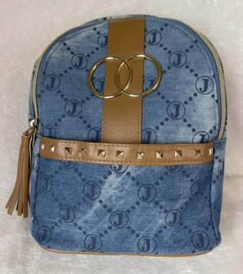 Justice Girls Denim Mini Backpack - Image 1 of 4