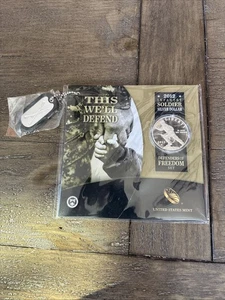 United States Mint 2012 Infantry Soldier Silver Dollar Defenders of Freedom Set - Picture 1 of 14