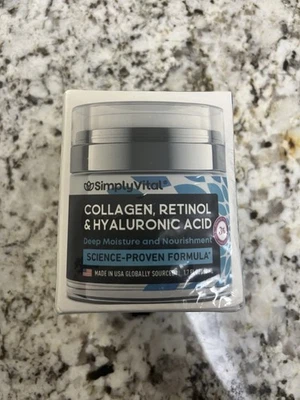 SimplyVital Collagen, Retinol & Hyaluronic Acid Cream - 1.7 Fl Oz (Pack of 1)  - Image 1 of 4