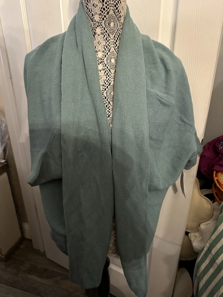 Alfani Women's Dolman-Sleeve Cardigan Sweater Color Precious Jade Size XL - Image 1 of 1