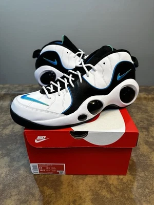 Nike Air Zoom Flight 95 Jason Kidd DM0524-100 White Photo Blue Size 15 Brand New - Image 1 of 4