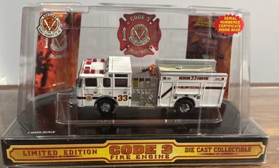 Code 3 Kentland, MD Pierce Dash SM Pumper #33 12895 2002 Die Cast New in Box - Image 1 of 4