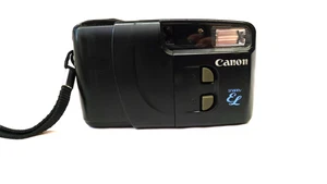 Cámara fotográfica Canon Snappy EL 35 mm negra con estuche - Imagen 1 de 9