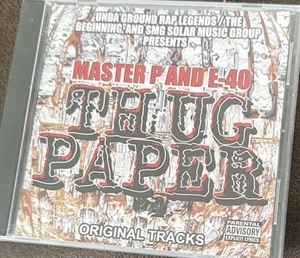 MASTER P and E-40 - THUG PAPER [PA]  - Brand New Sealed CD-free shipping - Imagen 1 de 2