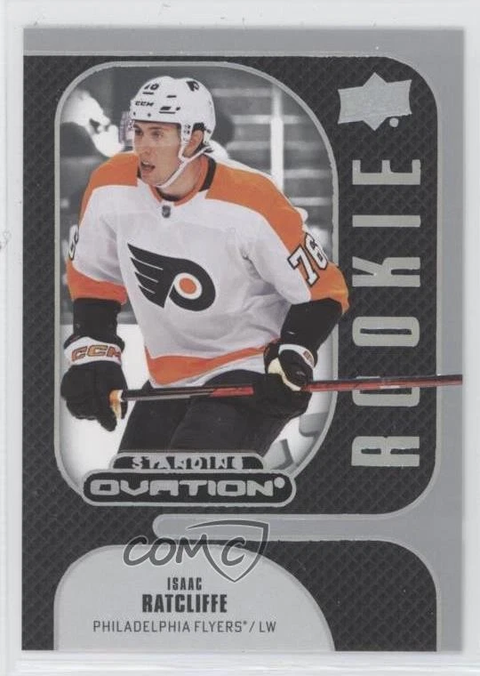 2022-23 Upper Deck Ovation Rookies Standing /500 Isaac Ratcliffe #198 Rookie RC - Image 1 of 2