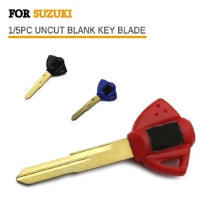 Repuesto de llave en blanco sin cortar 1/5 pieza para Suzuki GSX1300R HAYABUSA 99-2019 GSX 1300R - Imagen 1 de 8