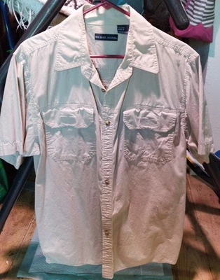 New Michael Austin Short Sleeve Fish Shirt, CL - Image 1 of 4