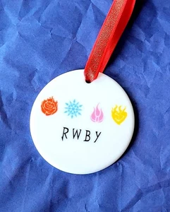 RWBY Anime Christmas Ornament: Personalized Team RWBY Gift - Picture 1 of 1