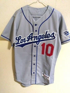 Majestic Los Angeles Dodgers Hideo Nomo Jersey Size 40 Gray Vintage - Picture 1 of 3