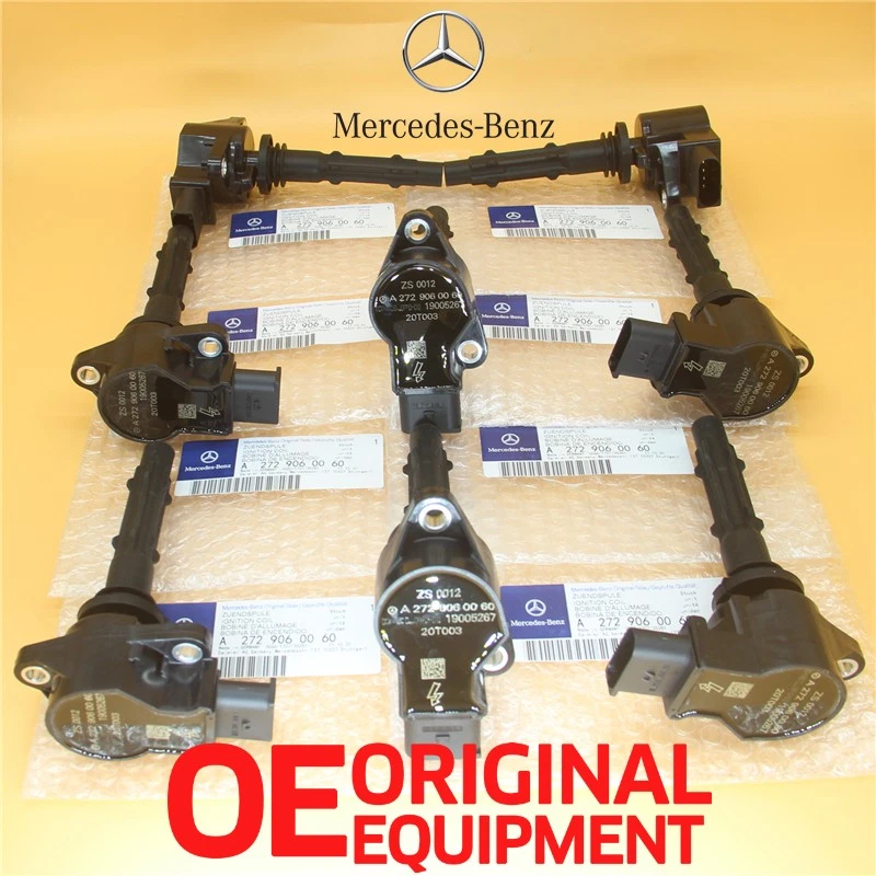 Brand New Set of 8 PCS Ignition Coils 19005267 for 2005-2010 Mercedes-Benz - Image 1 of 4