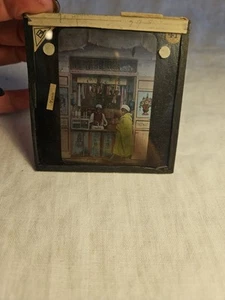 Diapositiva Magic Lantern foto a color tienda de perfumes nativos árabe - Imagen 1 de 6