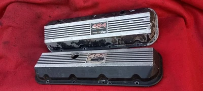 Años 80-90🇺🇲Cubiertas de válvula Chevrolet L/R😎 Motor 454 TBI👈 Foto 1 de 4