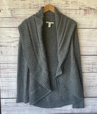Suéter Otoño Cachemira Gris Drape Cocoon XS Talla Grande Hilo Italiano Lana  Foto 1 de 4