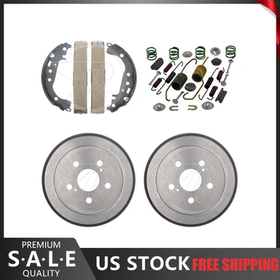 Kit de herrajes de tambores de freno y zapatas de freno trasero para Toyota Prius 2004-2007 NUEVO Foto 1 de 4