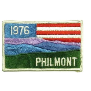 Philmont Scout Ranch 1976 Patch WHT Bdr (NK592) - Picture 1 of 2