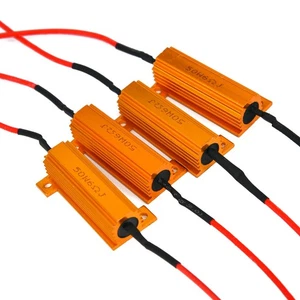 Cars New 6 Ohm Hyper Blinker Decoder Hot High Quality Load Resistors 4pcs 50W - Picture 1 of 24