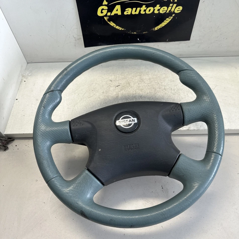 ORIGINAL NISSAN Primera P11 Leder Lenkrad mit Lenkradairbag GDB226 - Bild 1 von 4