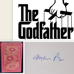 Mario Puzo "Author of The GODFATHER The Last Don" Signed Autographed HC Book PSA - Picture 1 of 8