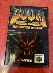Doom 64 SNES (Nintendo 64 N64) Instruction Booklet Manual ONLY - Picture 1 of 1