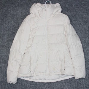 The North Face 550 Women's Puffer Jacket Hooded Lightweight Down Fill Size L - Picture 1 of 7