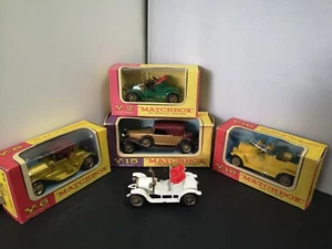 GR161-MATCHBOX MODELOS DE ANTAÑO LOTE DE CINCO MODELOS INC CUATRO EN CAJA - Imagen 1 de 6