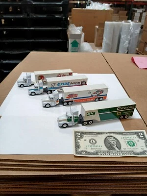 Vintage Nascar Racing Champions Tractor, Trailer & Race Car set of 4 - Image 1 of 4