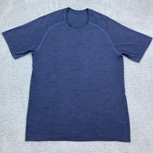 Lululemon Metal Vent Tech Surge Kurzarm Hemd Maritim Navy Blau Herren M - Bild 1 von 8