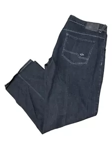 Enyce Jeans Men 42x34 Dark Wash Denim Pants Baggy Rap Vintage Y2K 90s New York - Picture 1 of 13