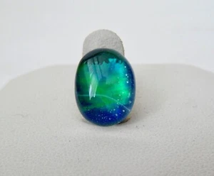 Opal Triplet Stone Lightning Ridge Black Opal Estate Piece Oval Shape 7.95Ct  - Picture 1 of 5