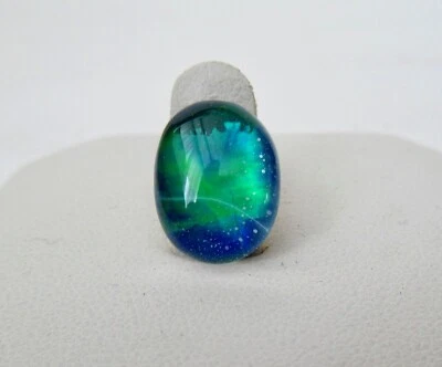 Piedra triplete de ópalo Lightning Ridge pieza de ópalo negro forma ovalada 7,95 quilates  Foto 1 de 4