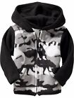 NWT Old Navy Boys Micro Performance Hoodie 6-12 or 18-24 Months Black Gray 
