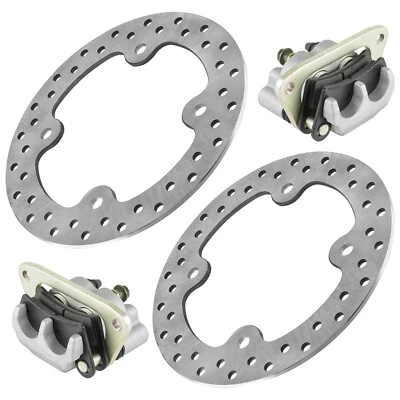 Pinza de freno delantera izquierda/derecha y rotor de disco para Polaris RZR 570 2012-2020 Foto 1 de 4