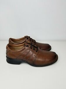 Clarks Collection Soft Cushion With Ortholite Brown Casual Shoes men Size 8 Mens