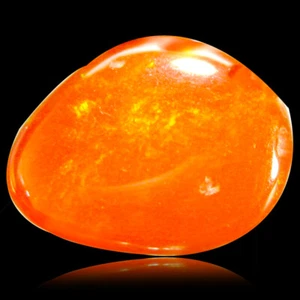 0,75 quilates agradable AAA elegante forma cabujón (8 x 7 mm) rojo fuego piedra - Imagen 1 de 1