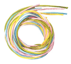 Cordelettes satin couleurs pastel 2 mm x 2 m 5 couleurs - Picture 1 of 1