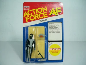 K2005641 TORPEDO SIN USAR SIN USAR COMO NUEVO EN TARJETA SELLADA FRANCESA ACTION FORCE MAN 1983 GI JOE - Imagen 1 de 12