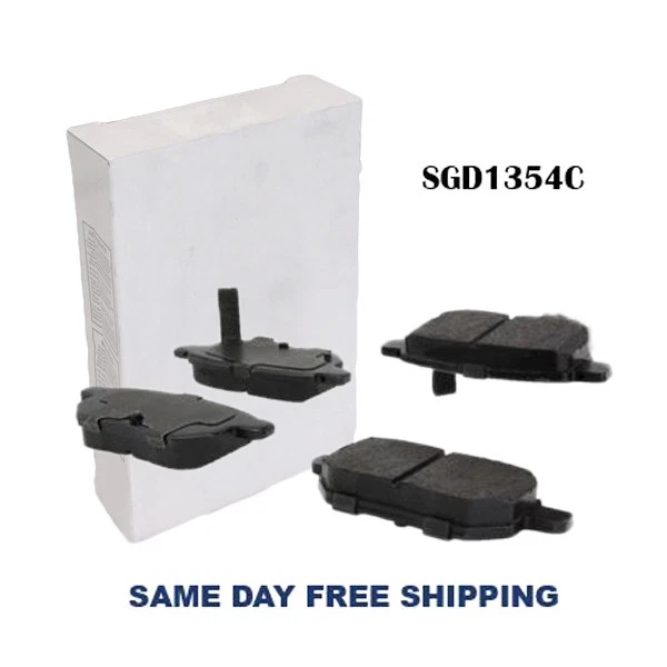 Pastilha de freio traseira de cerâmica SGD1354C para Lexus CT200h, Toyota Corolla, Scion xB - Imagem 1 de 1