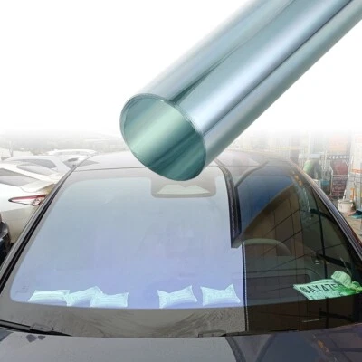 81.6% VLT Chameleon Car Window Film Windshield Tint Blue Sticker Wrap Roll 1M*3M - Image 1 of 4
