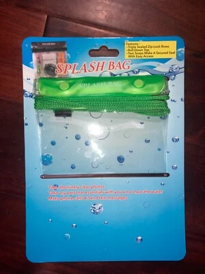 SPLASH BAG Water Resistant Bag With Two Snaps for a Secured Seal Easy Access - Image 1 of 3