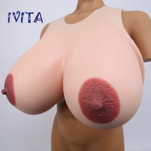 19XL Huge Boobs Silicone Breast Forms Realistic Large Boobs CD TG Fake Boobs - Picture 1 of 13