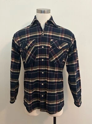 Camisa Johnson Woolen Mills Franela a Cuadros Botón Delantero (Talla: M) Foto 1 de 3