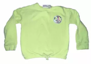 The Children's Place Sweatshirt Yellow Crew Neck Elastic Waist Girls Size 5/6 - Picture 1 of 6