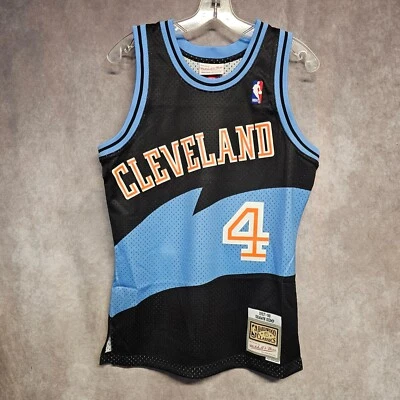 NWT Mitchell & Ness 1997 NBA Cleveland Cavaliers Shawn Kemp 4 Jersey Mens S $130 - Image 1 of 4