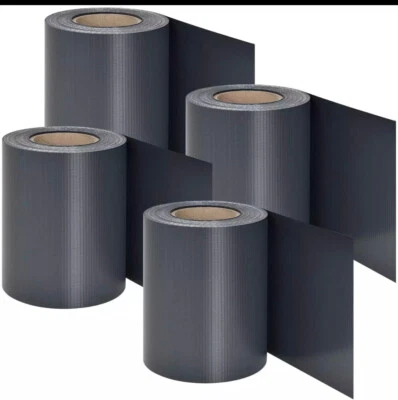 PVC Sichtschutz Streifen Rolle Blende Folie Doppelstabmatten Garten Zaun 4x 35m - Bild 1 von 4