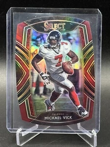 2020 Select Club Level Red Die-Cut Prizm Michael Vick #217 Atlanta Falcons - Picture 1 of 2