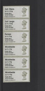 PERTH 2012  MACHIN NDC OVERPRINT OCTOBER 2012 A2 Collector Strip POST GO -  RARE - Picture 1 of 1